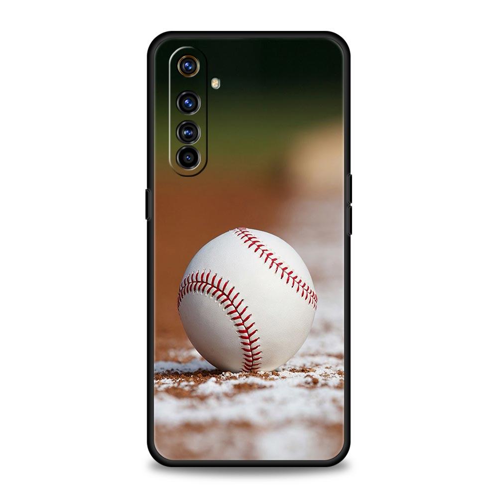 Чехол для телефона с бейсбольной тематикой для Realme 12 11 10 9 8 5G 7 6 GT5 GT3 GT2 Pro Plus C21 C11 C25 C35 Для Realme GT Neo 2 3 3T Мягкая крышка 5
