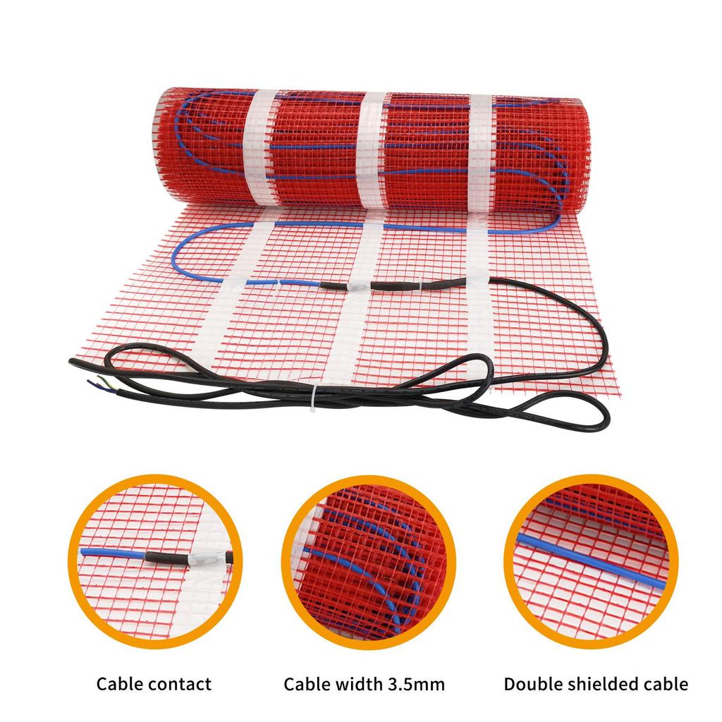 MINCO HEAT Household Electric Underfloor Heating Mat Set