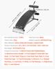VEVOR Sit Up Bench, Curved Decline Ab Bench with Reverse Crunch Handle, with 6 Adjustable Height Setting, Heavy Duty Steel