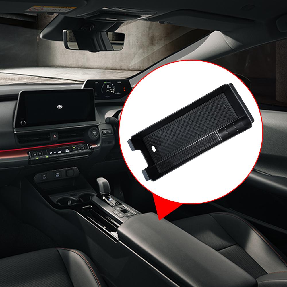 Автомобильный подлокотник, органайзер, лоток для хранения для Toyota Prius 2023 2024, аксессуары для интерьера, ABS