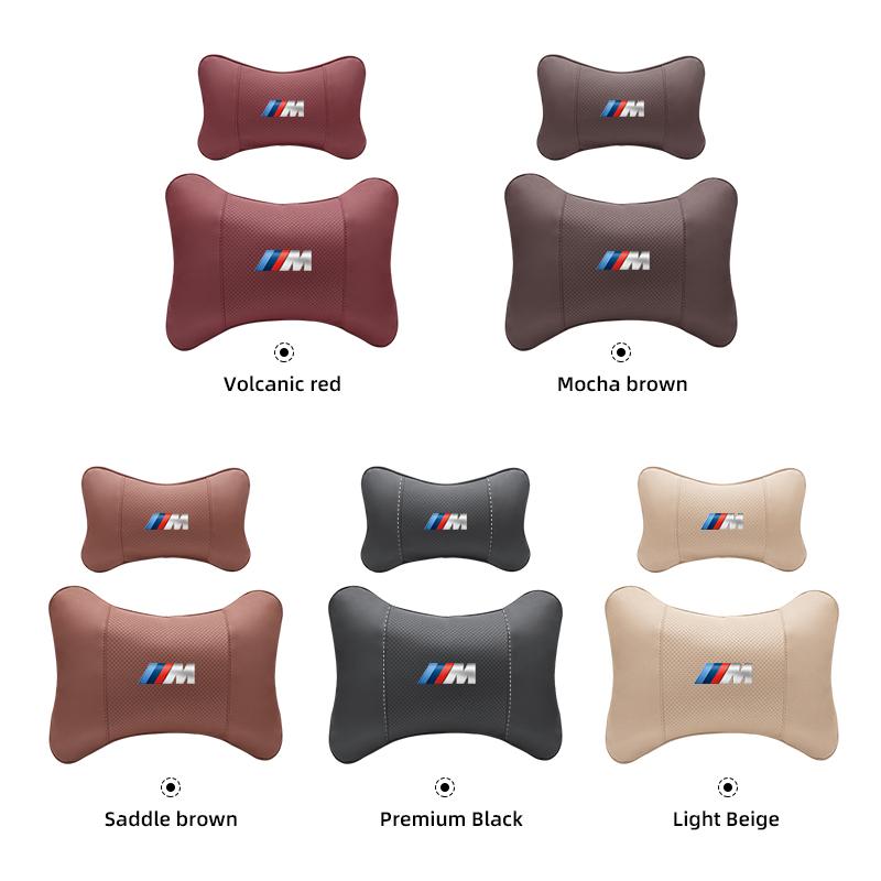 NTSM5 Motorcycle Sticker/Car Seat Headrest Auto Logo Neck Pillow For BMW M Performance E60 E46 E90 E39 E87 E36 E92 E70 E91 X3 X5 X1 X2