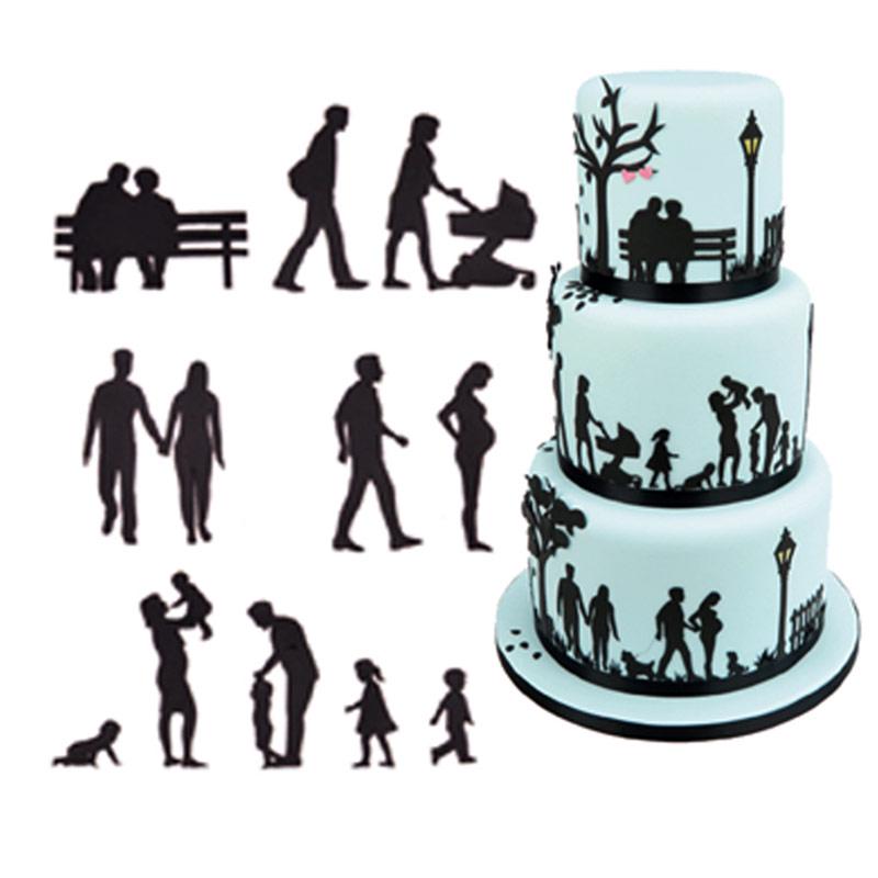 Хорошие инструменты для украшения торта, формы для выпечки, пластиковые формочки для печенья, помадка, печенье, животные, воздушные шары, кондитерские инструменты, инструменты для выпечки, музыка, 1 комплект