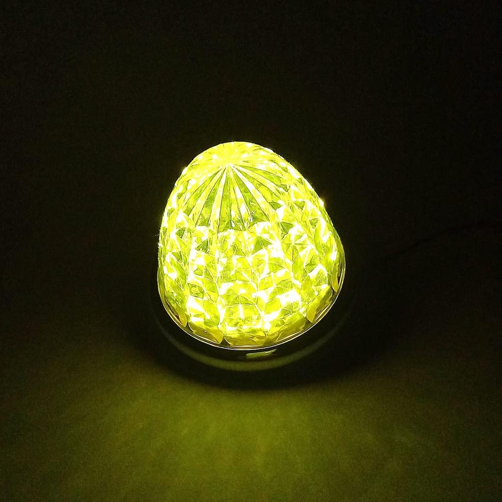 Настройте 24V Светодиодный габаритный фонарь для грузовика Боковой габаритный фонарь Хромированное кольцо 8 сторон Кристальная огранка