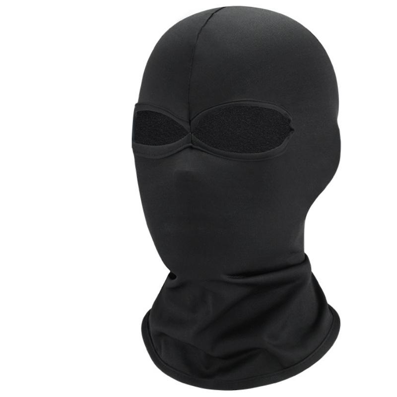 Черная лыжная маска, полное покрытие, Балаклава, ветрозащитная маска для лица, эластичный дышащий платок на голову, гетры на Хэллоуин для женщин и мужчин