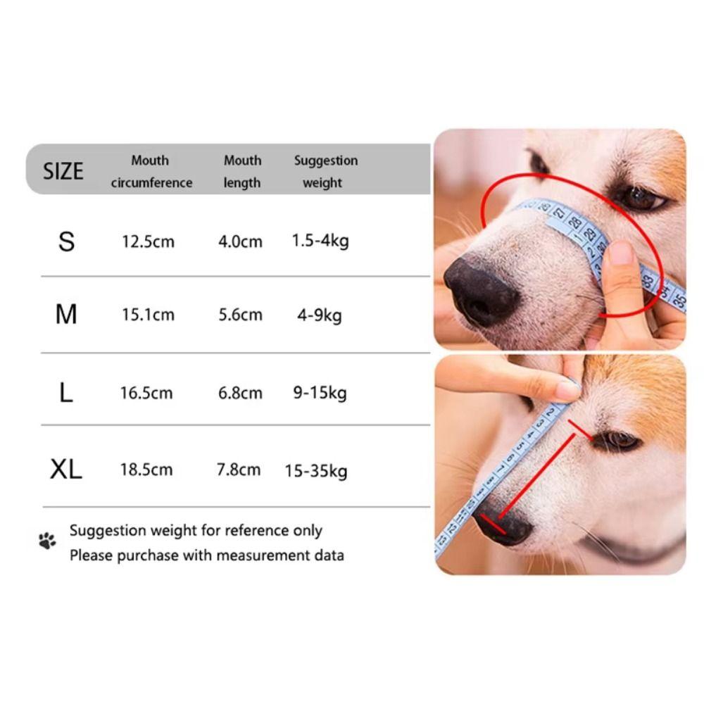 Противолайный чехол для рта домашних животных, противоукусная маска для рта собак, забавный силиконовый намордник для собак, ежедневное использование
