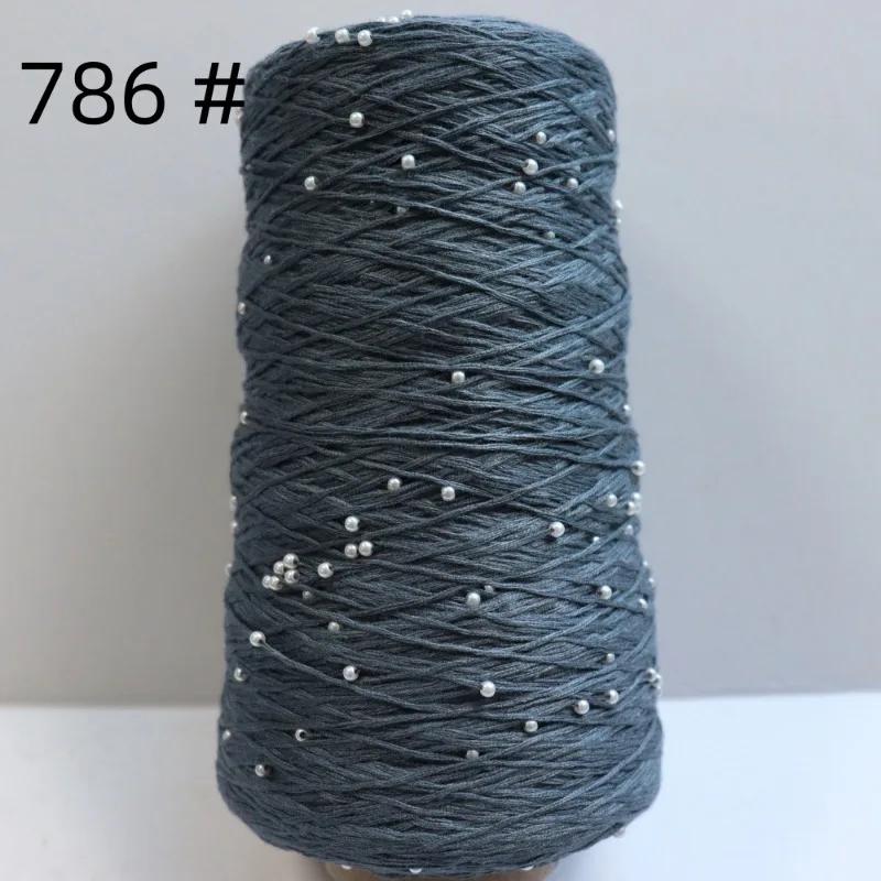 6 нитей мерсеризованного хлопка + жемчужная нить ручного плетения из чистого хлопка тонкая шерстяная нить для вязания крючком бисер своими руками ручного плетения