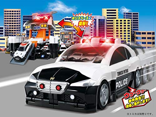 TAKARA TOMY "Tomica Big Transform! Миниатюрная игрушечная машинка "Deka Patrol Car" для мальчиков и девочек от 3 лет и старше, соответствует стандартам безопасности игрушек, сертифицирована знаком ST