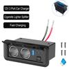 НОВЫЙ 12В QC3.0 и двойной PD3.0 автомобильный разъем-зарядка USB-адаптер питания с переключателем для автомобилей, лодок, автодомов, грузовиков, квадроциклов и UTV