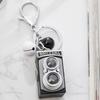 Брелок Легкий Портативный Светодиодный Звуковой Световой Дизайн Ретро Форма Камеры Брелок Сумка Рюкзак Брелок Подвеска Аксессуар