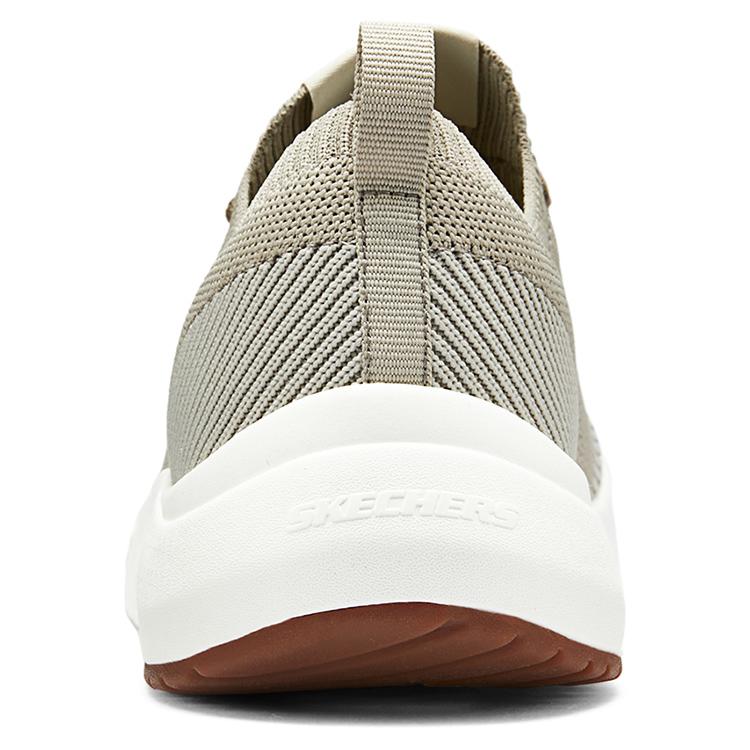 Skechers Сетчатая ткань Простые Универсальные Низкие Повседневные Кроссовки Мужские Серый 210815-BGE