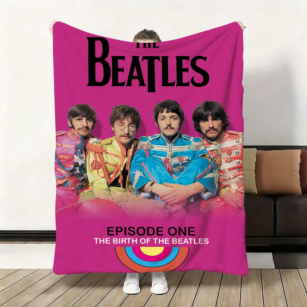 1 шт. Группа The B-Beatles Крутой Плед Фланелевый Пушистый Мягкий Плед Теплый Приятный к коже Плед для Дивана Кровати Офиса Сна Зима