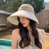 Summer Empty Top Wide Brim Sun Hat for Women Anti UV Sunscreen Bucket Hat Female Sun Protection Outdoor Beach Cap