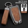 Zinc Alloy Leather Car Protector Key Case Cover Shell for S8 Crown Auris Land Cruiser 200 Auto Keychain Accessories JH8