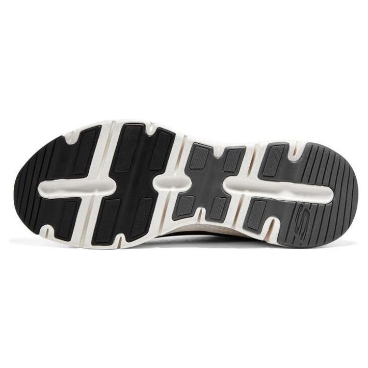 Skechers Arch Fit Мужские Черно-белые Низкие Повседневные Беговые Кроссовки Модные Удобные 232600-BKW