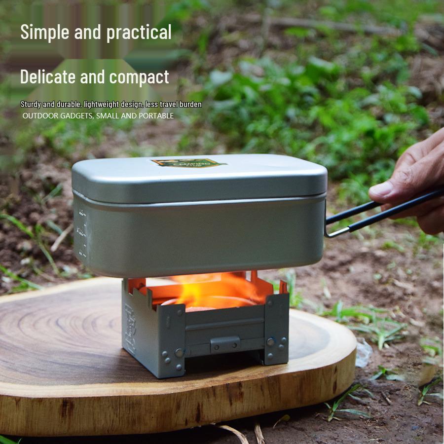 Portable Folding Alcohol Camping Stove - German Solid Fuel Cookware