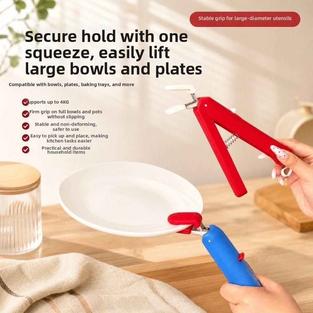 Non-Slip Anti-hot Bowl Plate Clips Creative Hot Bowl Gripper Anti Scalding Clip Food Preparation