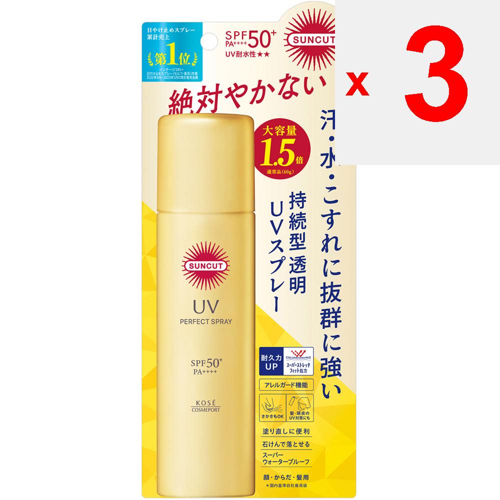 KOSE COSMEPORT Sankat R Perfect UV Spray 90 г SUNCUT Sun Care Перед использованием энергично встряхните баллон вверх-вниз.. Распылить на расстоянии 10-15 см от кожи и волос.