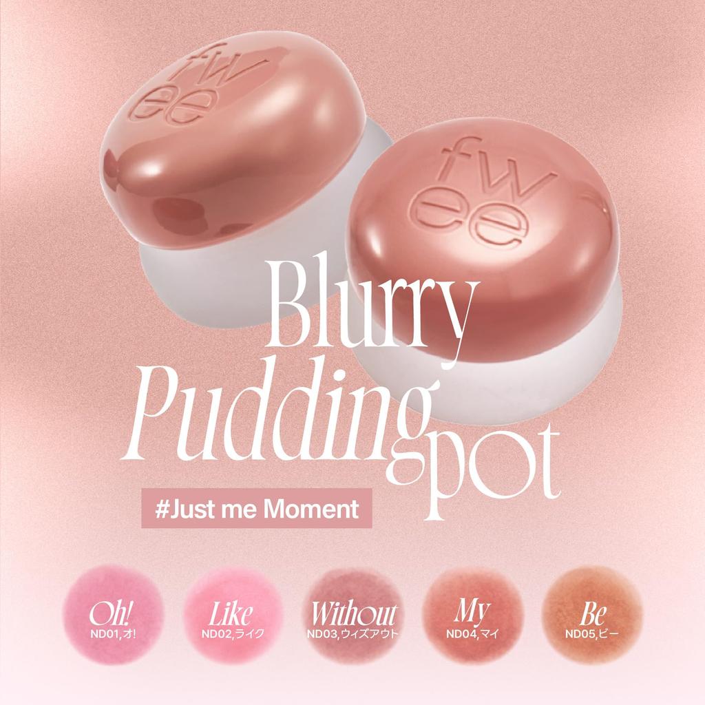 Fwee Пудинг для губ и щек Blurry Pudding Pot (1 кусок) Нюдовый 03 Без
