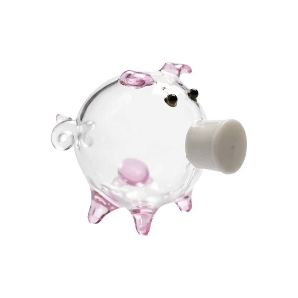 Visible Pig Shape Piggy Bank Cartoon Golden Beans Container Delicate Piggy Money Bank  Home Decor