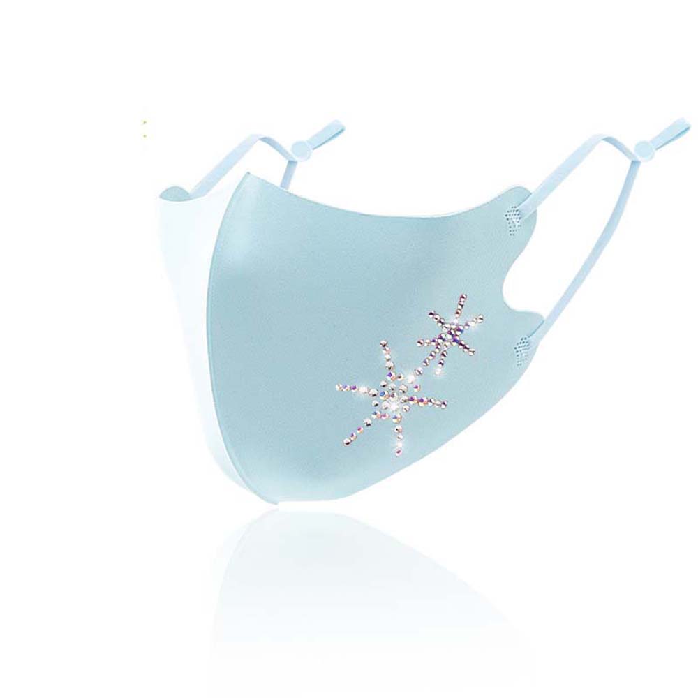 Защита Стразы Анти-загрязнение Многоразовая Противодымчатая Пылезащитная Маска для лица Медицинская Маска для лица