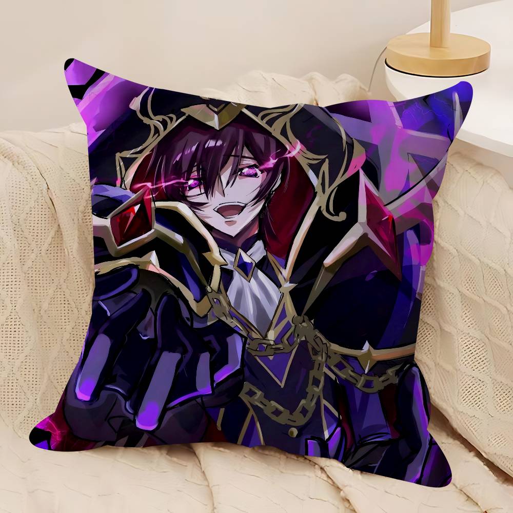 C-Code G-Geass Anime Maple Design Cushion Cover Happy Autumn Harvest Decor Holiday Decorati Pillow Cover
