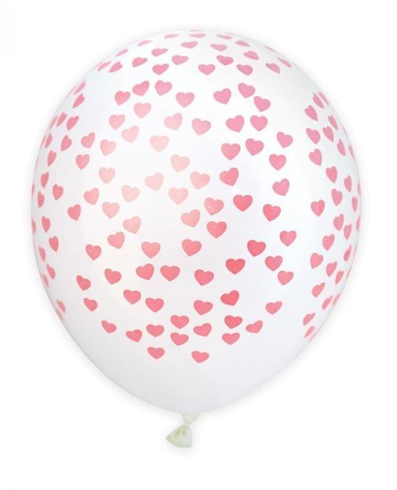 Inflatable Balloons - Scrapcooking Party - Heart - White - Child - Classic Balloon