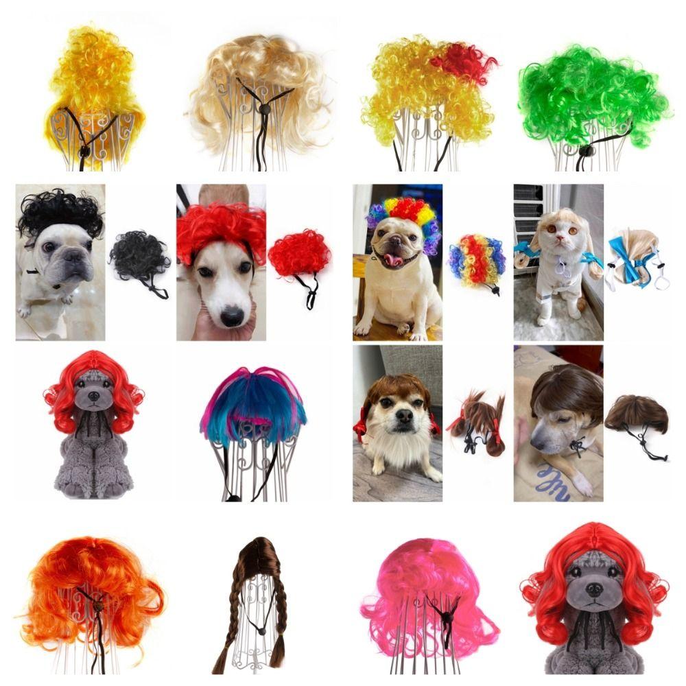 Реквизит для косплея, парики для домашних животных, милые розыгрыши, товары для домашних животных, вечерние товары для собак и кошек, переодевание в волосы, подарок