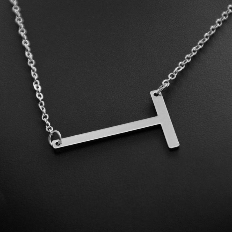 Женское ожерелье из 26 английских букв с орнаментом, пульсирующая цепочка, персонализированное ожерелье с буквами