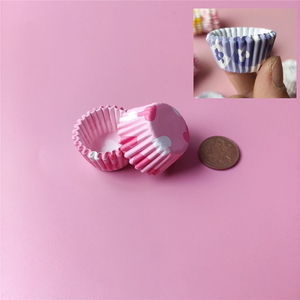 1000pcs Greaseproof Paper Cupcake Liners Disposable Cupcake Wrappers Fashion Muffin Baking Cups