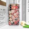 Красивая цветочная силиконовая чехол-накладка с цветочным принтом для Samsung Galaxy S25 S24 S23 Ultra S22 Plus S21 FE Мягкий чехол