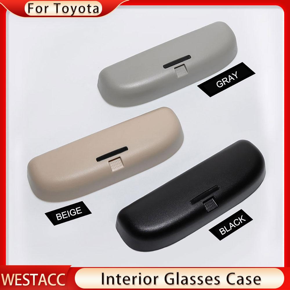 Чехол для автомобильных очков для Toyota Corolla C-HR CHR RAV4 Camry Prius Reiz Venza Highlander Prado Sequoia 2014-2022