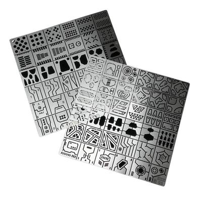 Gunpla Groove Groove Набор фототравления Пластик Детали Хобби [Cicogna] Направляющая, Направляющая, 2, Направляющая, Шаблон, Линейка, Модель, Модель, Вверх,