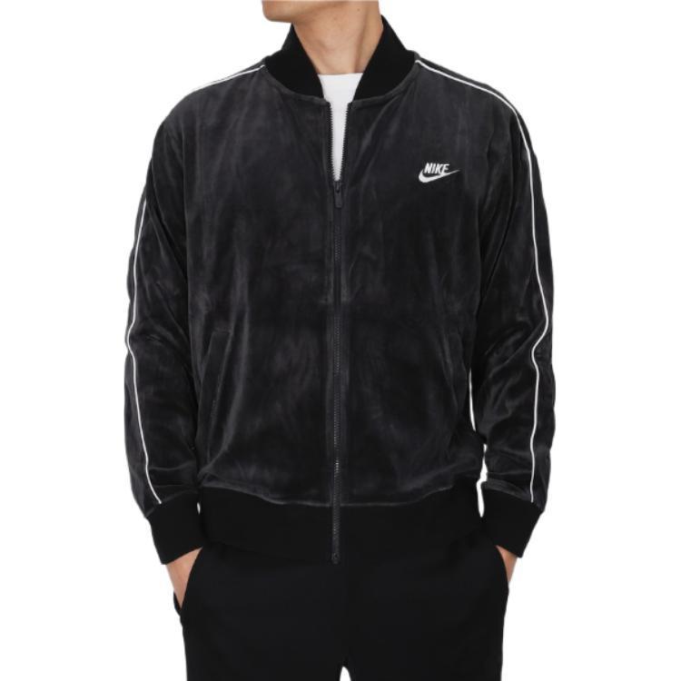 Nike Jackets Men's Black Baseball Collar Moderate Other FB8232-010