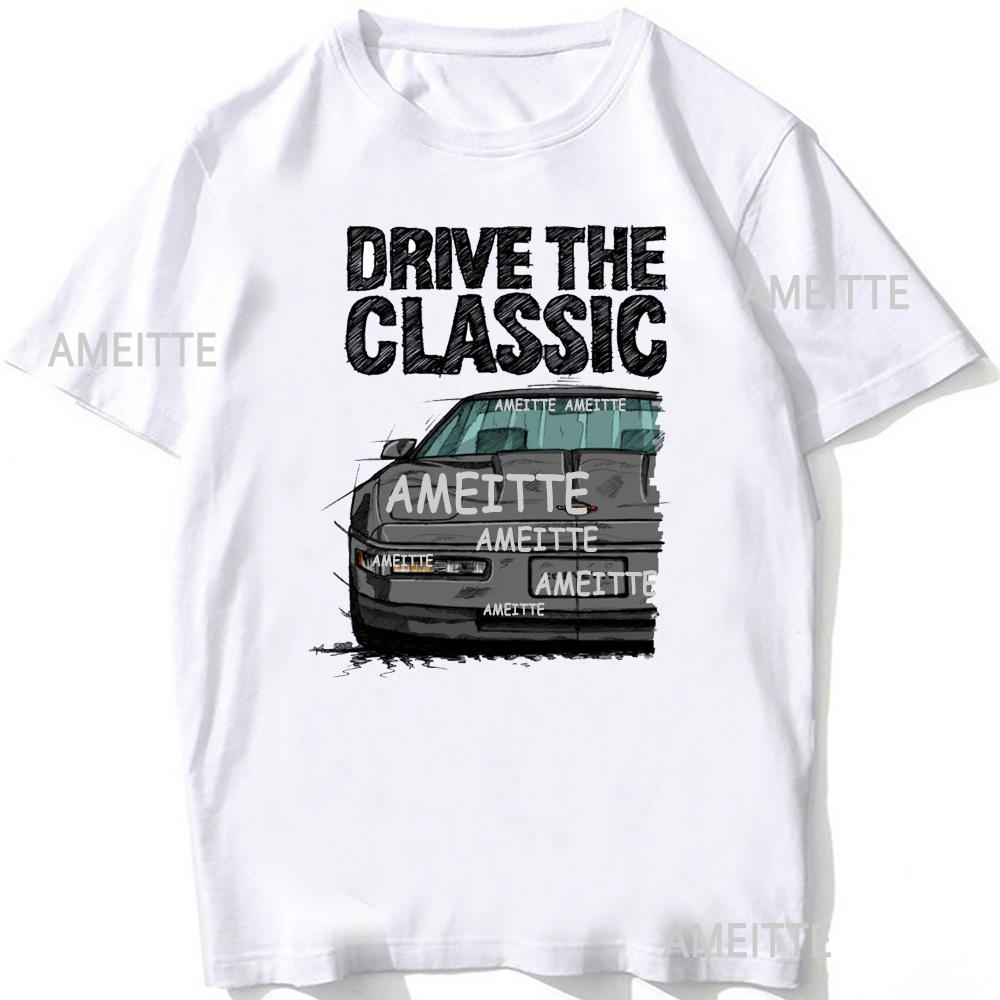 Harajuku Corvette C4 Late Model Ameitte T-Shirt Newest Summer Men Short Sleeve Cool Boy Casual Tops White Tees