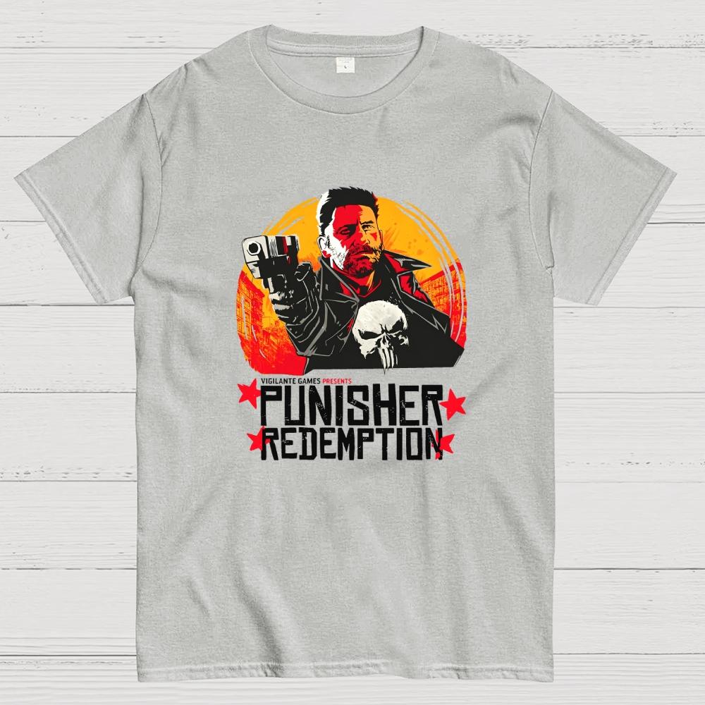 Punisher Redemption Cotton Casual Cool Loose T-Shirt