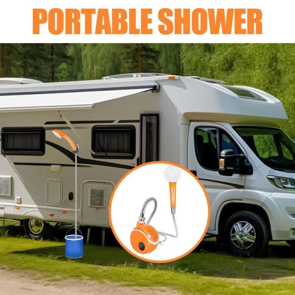 2000 мАч Душ для улицы Цифровой дисплей температуры Перезаряжаемый Душ Душ для кемпинга Мытье домашних животных