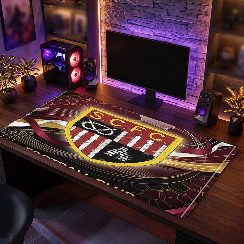Southampton Football Print Large Mouse Pad, Anti-Slip Extended Gaming Desk Mat for Office Home