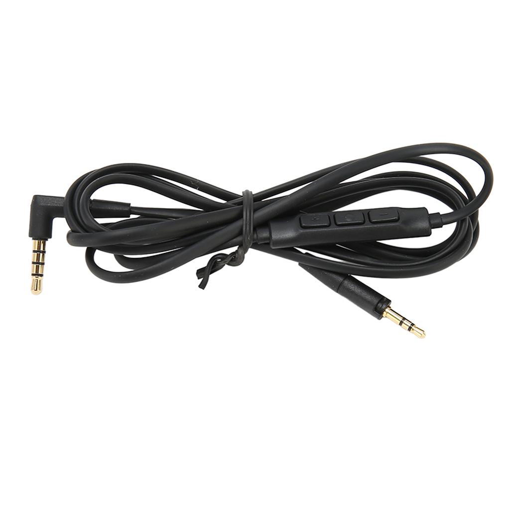 Replacement Headphone Cable with Mic Remote Volume Control for Sennheiser HD4.40 HD4.40BT HD4.50 HD4.50BTNC HD4.30i
