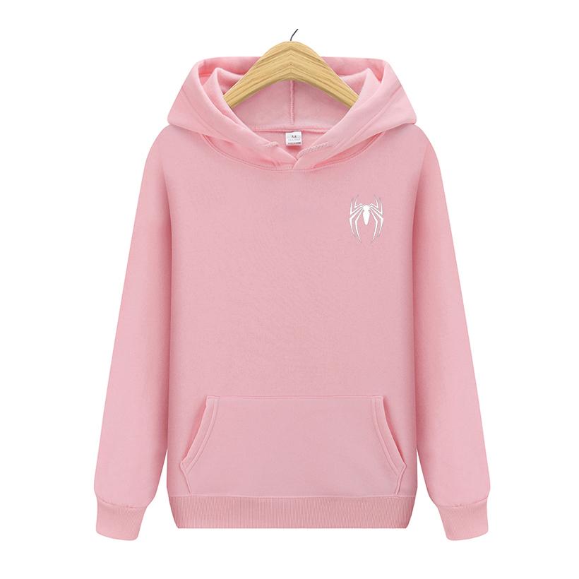 Весенне-осенняя женская толстовка с принтом паука, повседневный пуловер большого размера, популярная толстовка, трендовая одежда унисекс