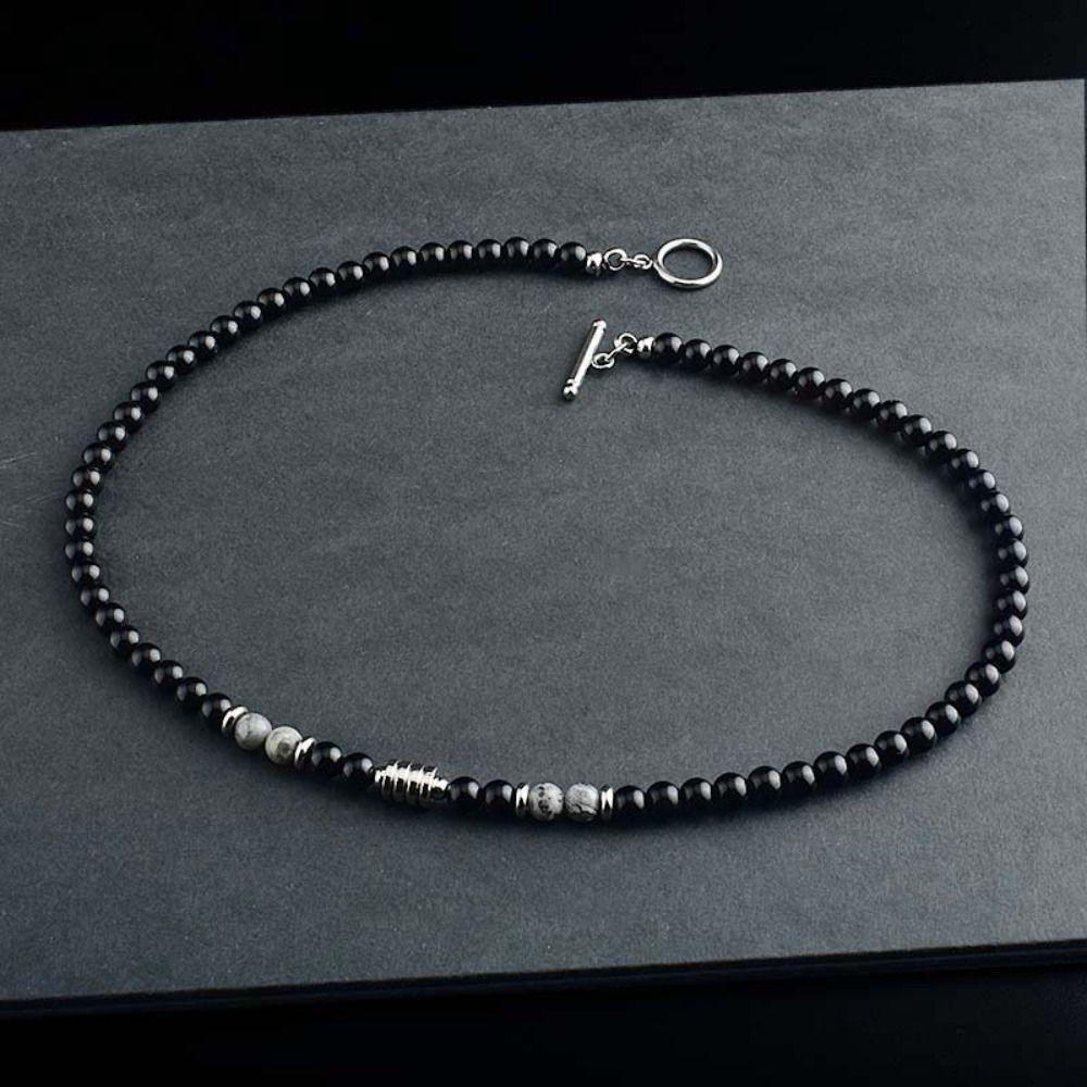Eye Simple Fashion Stainless Steel Girl Gift Personality Necklace Men Bead Necklace Fashion Jewelry