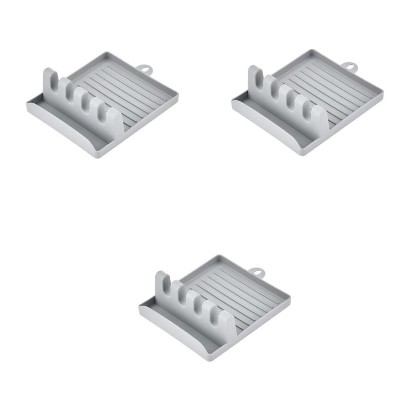 Кухонная подставка для шпателя, моющаяся подставка для кистей, полки для крышек кастрюль, многофункциональная подставка для кистей, кухонный инструмент