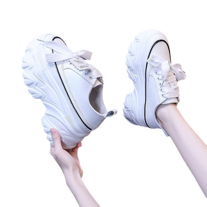 Обувь для папы, женская обувь для ног, показывающая маленькие летние и осенние толстые подошвы, модная универсальная повседневная женская спортивная обувь Tide