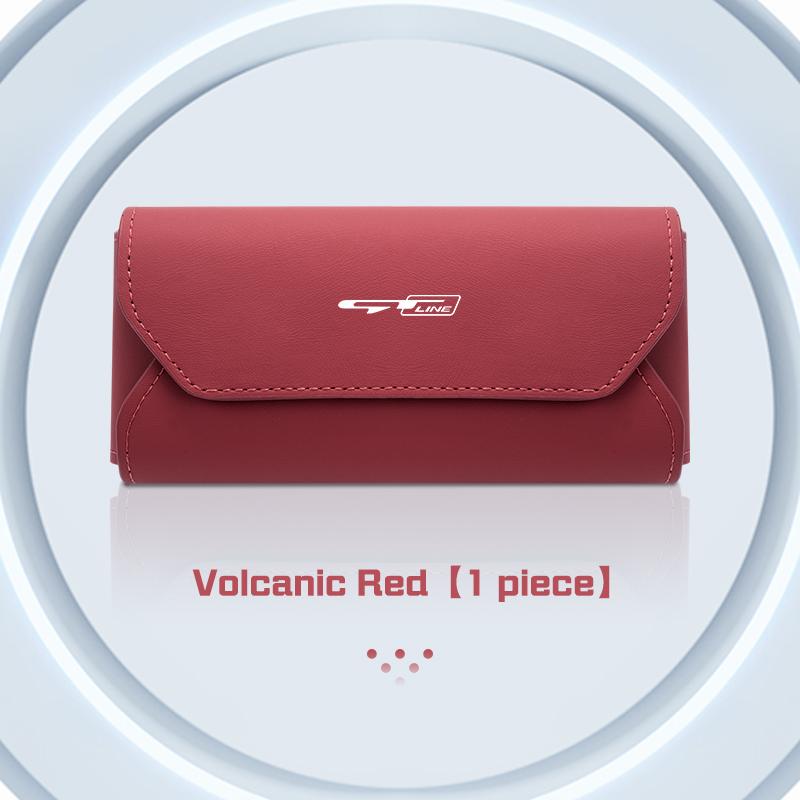 Car Sunglasses Box Accessories For KIA K2 K3 K5 K8 portage Stinger GT line Sorento Ceed CD Cerato Car Visor Glasses Case Storage rnqt40