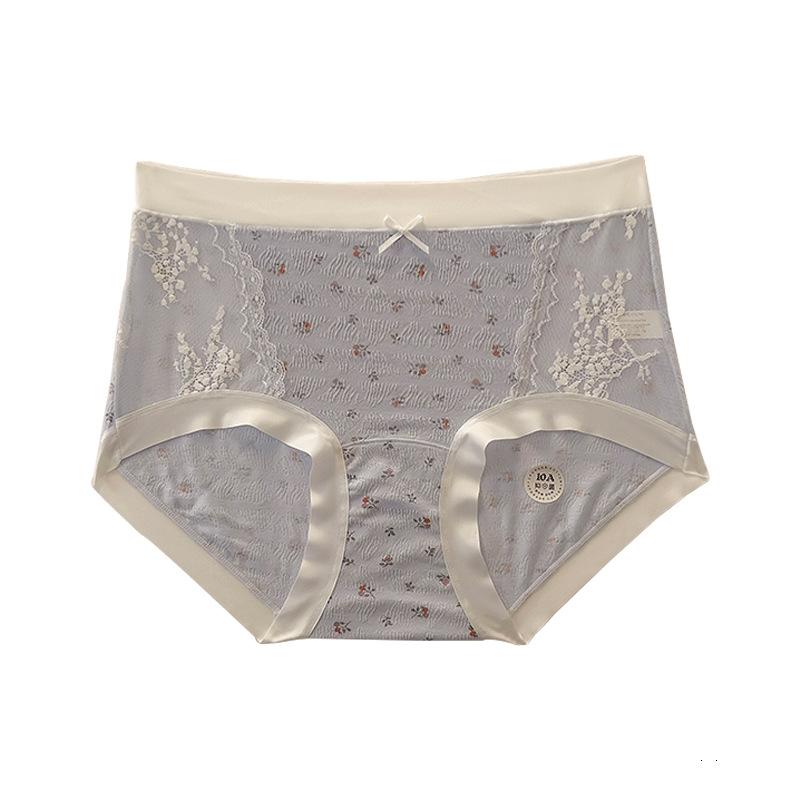 Women's Wear Floral Stitching Mesh Yarn Close To The Skin Without Trace Naked Feeling Waist Bag Hip Underwear