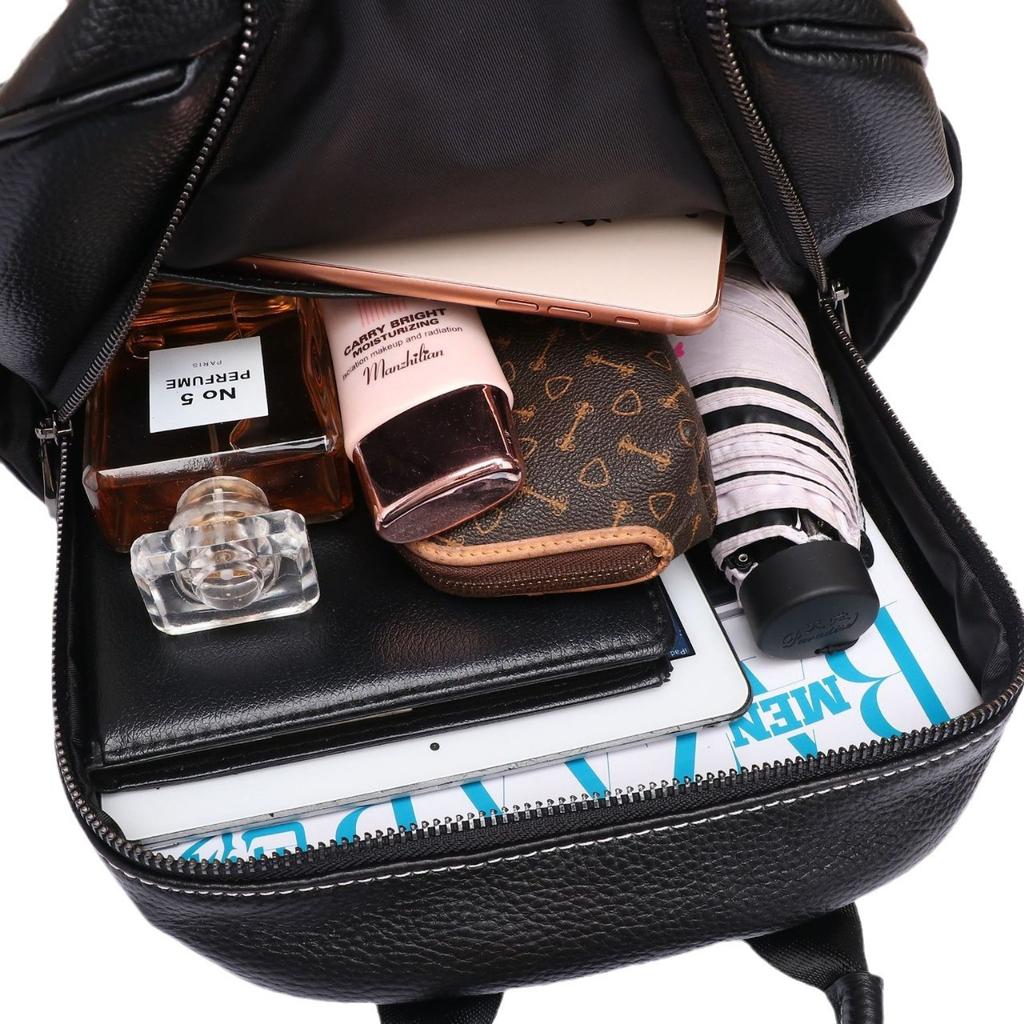 Женский рюкзак из коровьей кожи, большая вместимость, модная новая дорожная сумка