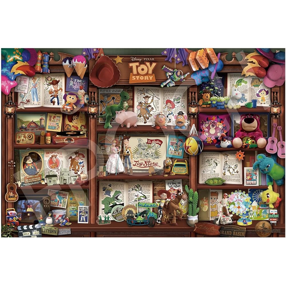 EPOCH 1000 Piece Disney Jigsaw Puzzle Toy Story 50x75cm with Glue and Spatula Decoration Stickers