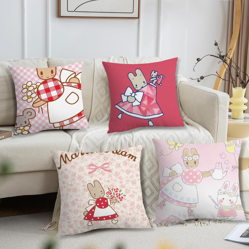 MARRONCREAM Kawaii cushion cover For Pillow Printing Sofa Decoration Home Car Room Coffee Shop Office Nordic Simplicity