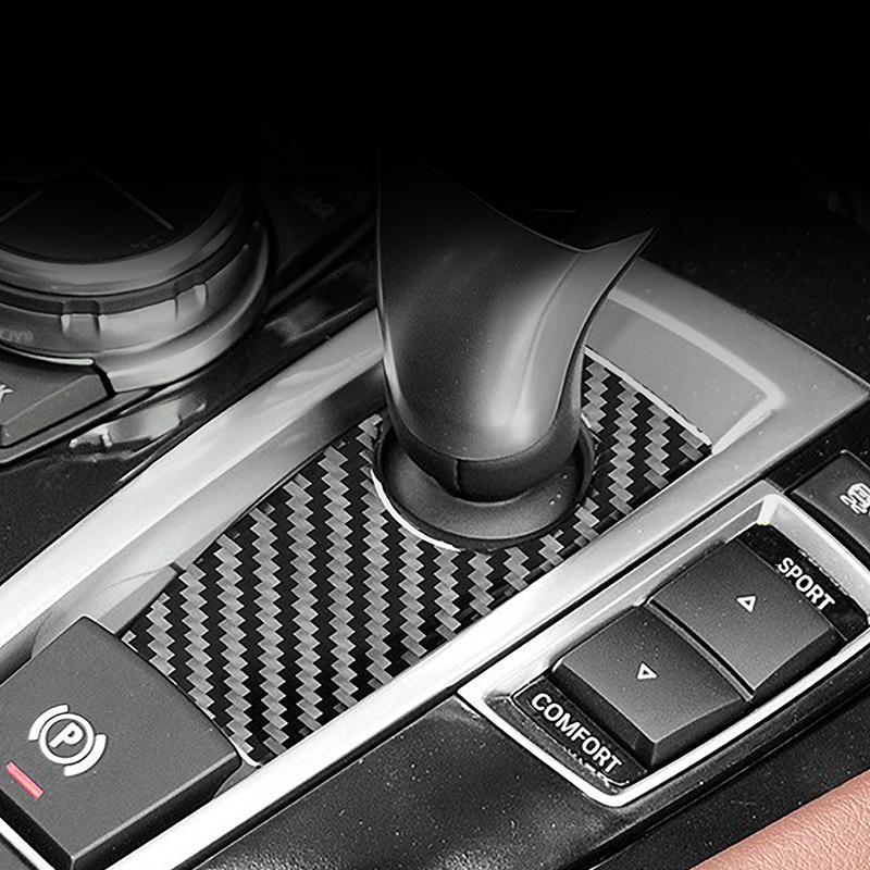 Украшение рамки переключения передач из углеродного волокна для BMW 5 серии GT F07 2010-2017, Стайлинг автомобиля, подъемные кнопки для оконного стекла, крышка