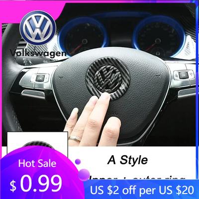 Для VW Volkswagen Jetta MK5 Golf 3D ABS Полый Накладка-эмблема на центр руля автомобиля для Volkswagen Passat MK6 MK7 CC Pol