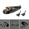 Guitar Pickup Output Jacks Socket Plate with Roller Style Guitar String Retainer